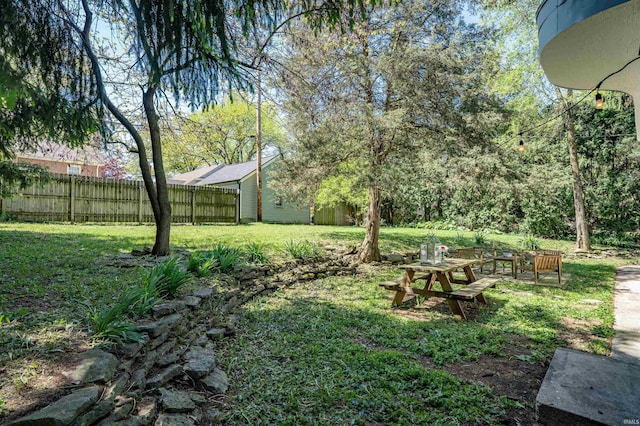 view of yard