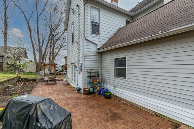708 W 7th St, Bloomington, IN 47404 - view of patio / terrace featuring a grill