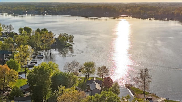 bird's eye view of a large body of water