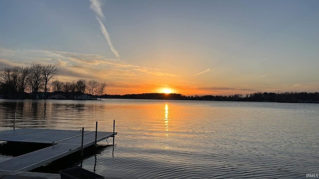 dock with a water view