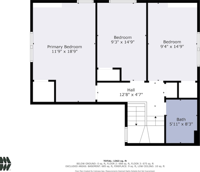 3205 S Michigan St, South Bend, IN 46614 - room layout