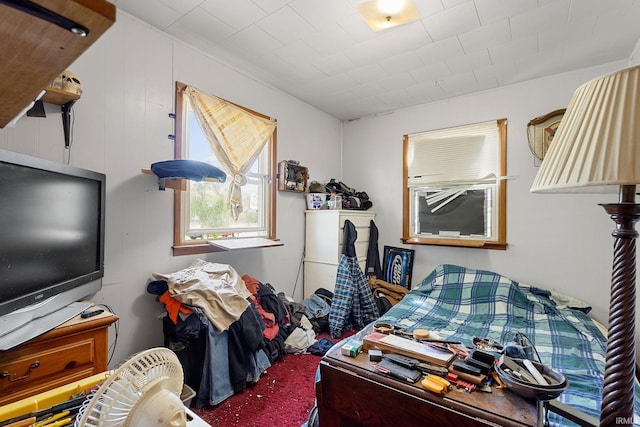 bedroom with carpet flooring