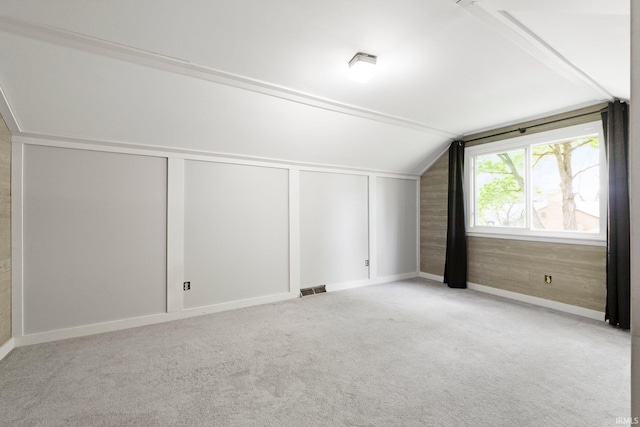 3430 Woodrow Ave, Fort Wayne, IN 46805 - additional living space with vaulted ceiling, carpet, and baseboards