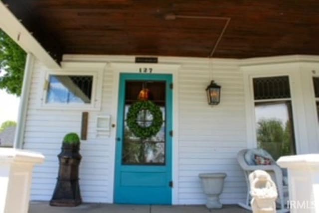 127 W Mill St, Bremen, IN 46506 - entrance to property with covered porch