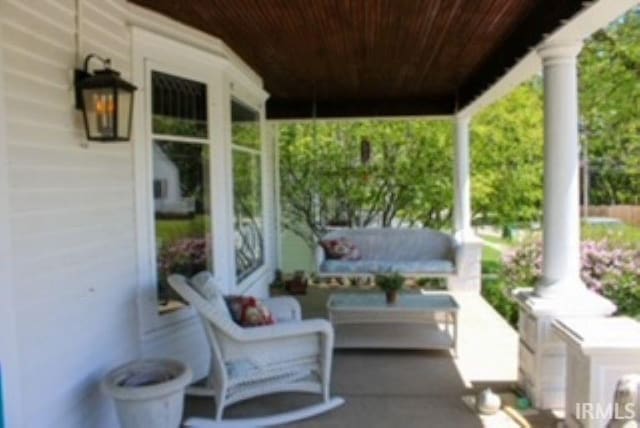 127 W Mill St, Bremen, IN 46506 - view of patio with covered porch
