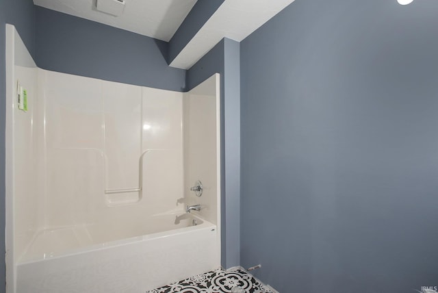 bathroom featuring bathtub / shower combination