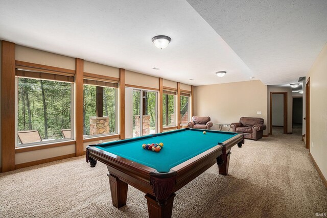 51205 County Road 25th Rd, Bristol, IN 46507 - game room featuring carpet flooring, billiards table, and baseboards