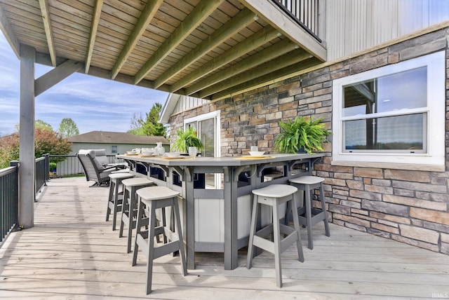 view of deck