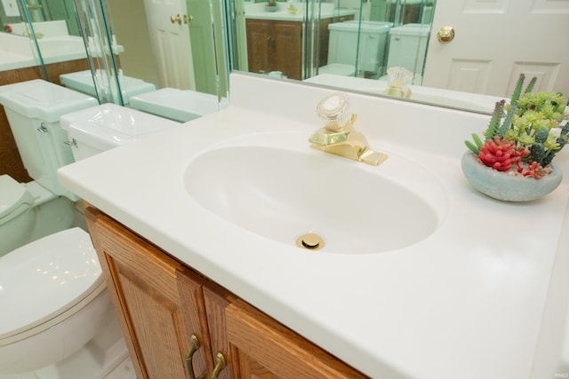 300 Springhaven Dr, Evansville, IN 47710 - bathroom with toilet and vanity