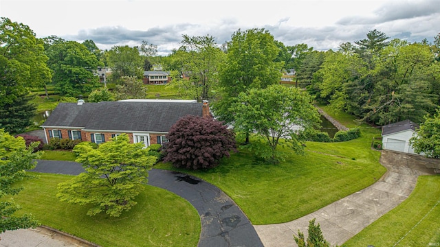 300 Springhaven Dr, Evansville, IN 47710 - view of subject property featuring a tree filled landscape