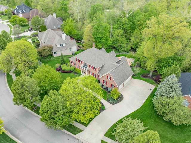 10528 Indian Ridge Dr, Fort Wayne, IN 46814 - aerial perspective of suburban area