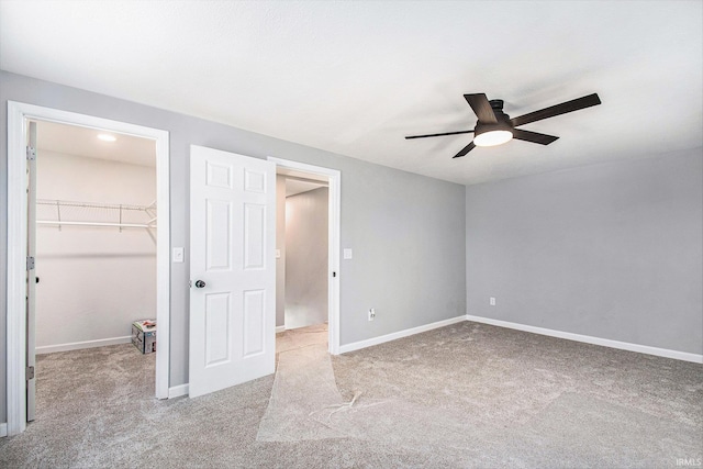 10059 Jefferson Rd, Osceola, IN 46561 - unfurnished bedroom featuring a spacious closet, carpet, and baseboards