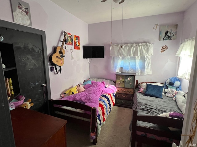 907 S 21st St, Lafayette, IN 47905 - bedroom with carpet flooring and ceiling fan