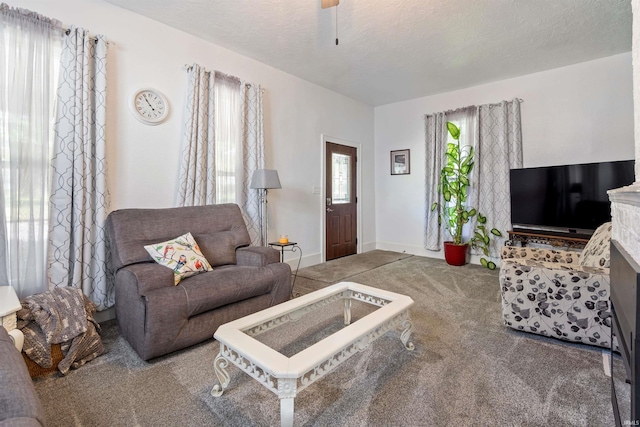 601 W Sycamore St, Kokomo, IN 46901 - carpeted living room featuring baseboards