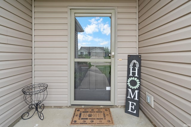 view of property entrance