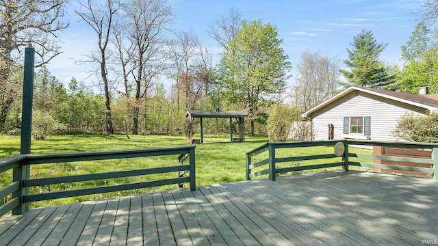 800 E 900 N, Decatur, IN 46733 - deck featuring a yard