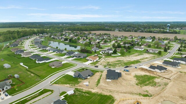 201 Thoroughbred Ln, Auburn, IN 46706 - aerial overview of property's location featuring a nearby body of water and nearby suburban area