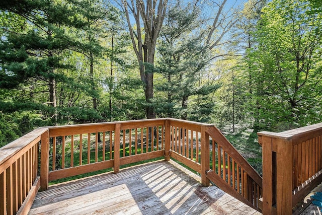 view of deck