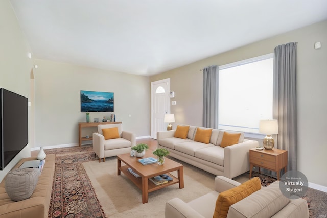 1714 S Warren St, South Bend, IN 46613 - living room featuring baseboards