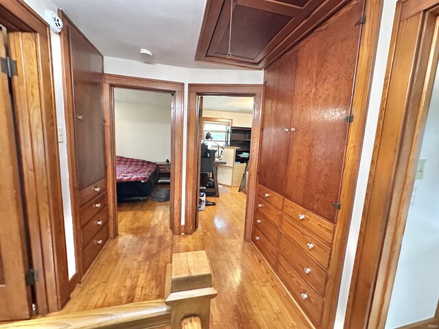 1655 Hinton Dr, Fort Wayne, IN 46808 - hallway with light wood finished floors