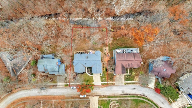 2344 E Linden Hill Dr, Bloomington, IN 47401 - aerial view of property's location featuring property boundaries highlighted