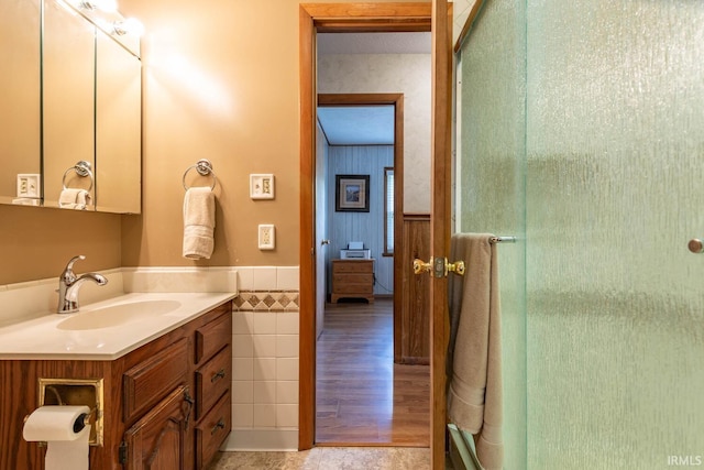 3721 W Maybury Mall, Bloomington, IN 47403 - bathroom with wainscoting and vanity