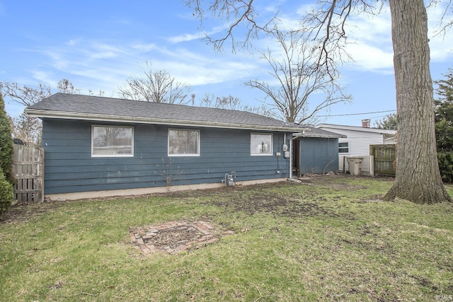 view of back of property