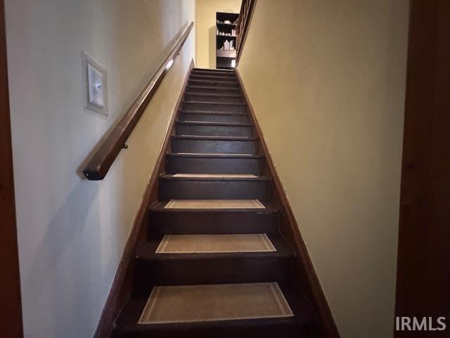 view of stairway