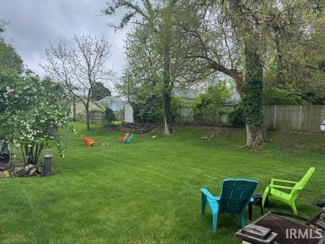 view of yard