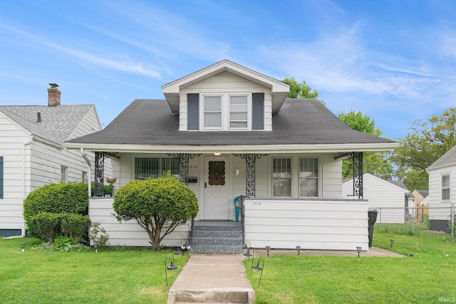 bungalow with a porch