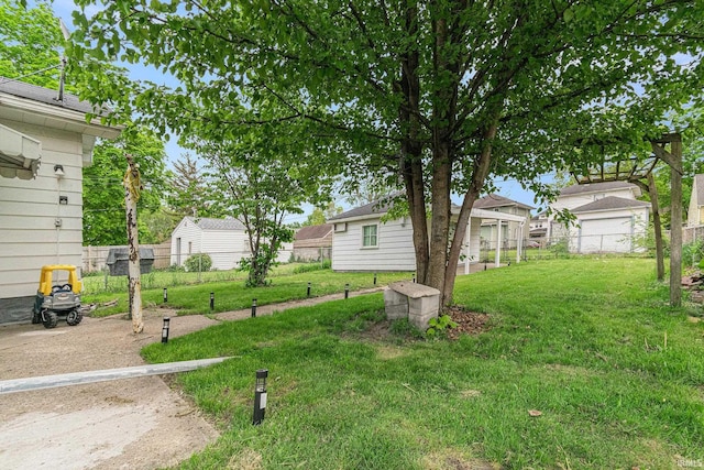 view of yard