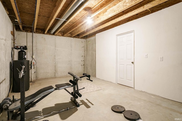 view of workout area