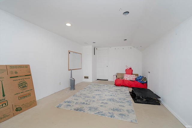 4207 Lance Ct, Kokomo, IN 46902 - bedroom with vaulted ceiling and recessed lighting