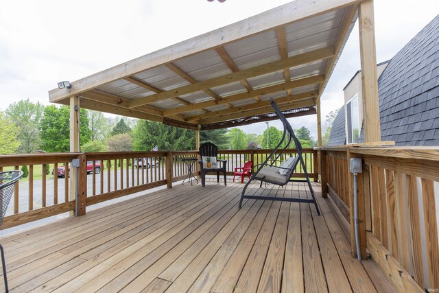 59000 Crumstown Hwy, North Liberty, IN 46554 - deck with a water view