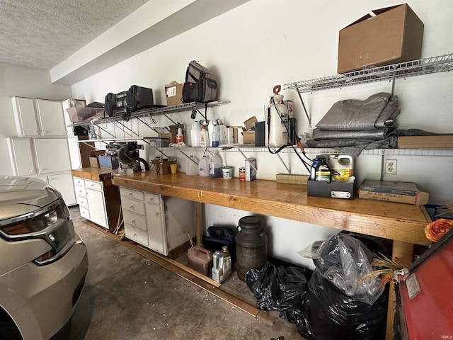 view of storage room