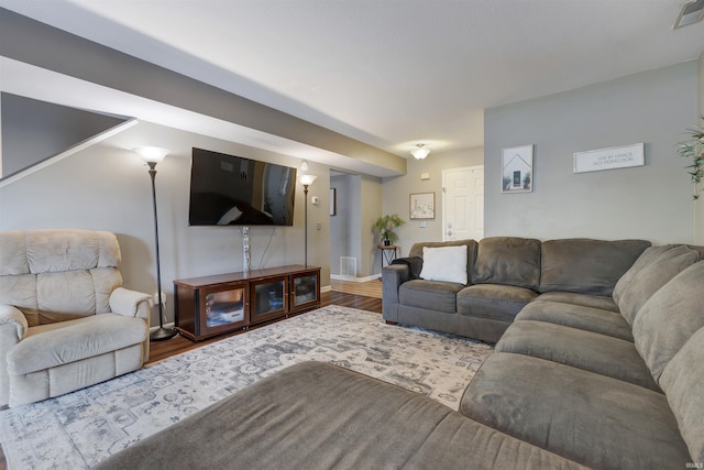 116 El Dorado Trl W, Fort Wayne, IN 46825 - living room featuring wood finished floors and baseboards