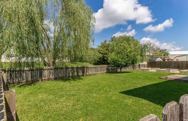 11430 Kestrel Ct, Evansville, IN 47725 - view of yard featuring a patio area