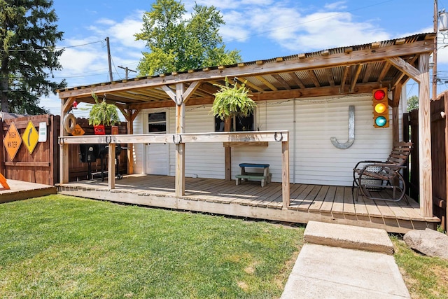 1134 N 14th St, Lafayette, IN 47904 - view of deck