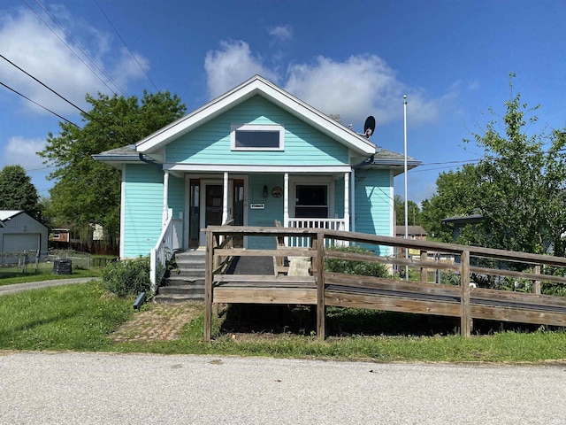 1107 S St, Bedford, IN 47421 - bungalow with covered porch