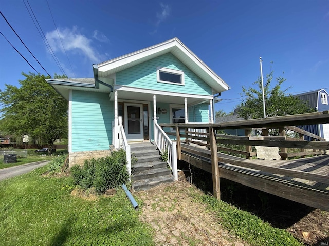 1107 S St, Bedford, IN 47421 - view of front of property with covered porch