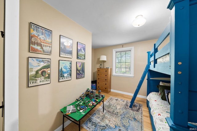 227 N Twyckenham Dr, South Bend, IN 46617 - bedroom with baseboards and wood finished floors