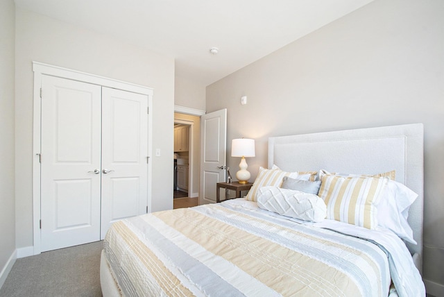1740301W S Bend Ave, South Bend, IN 46637 - bedroom with carpet flooring, a closet, and baseboards