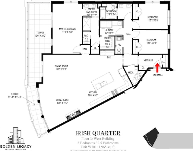 1740301W S Bend Ave, South Bend, IN 46637 - room layout