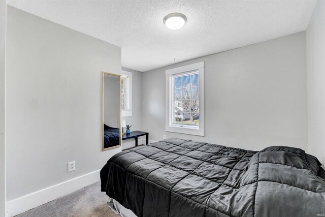 1820 Saint Marys Ave, Fort Wayne, IN 46808 - bedroom with carpet flooring, a textured ceiling, and baseboards