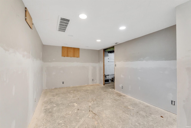 1820 Saint Marys Ave, Fort Wayne, IN 46808 - unfinished basement with recessed lighting