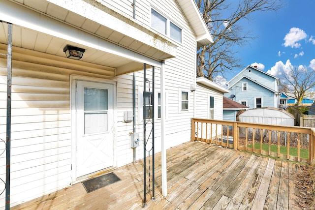 1820 Saint Marys Ave, Fort Wayne, IN 46808 - wooden terrace featuring fence