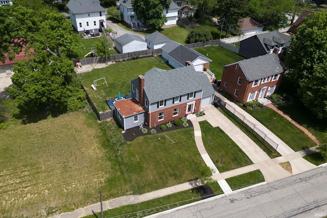602 Cherokee Ave, Lafayette, IN 47905 - aerial perspective of suburban area