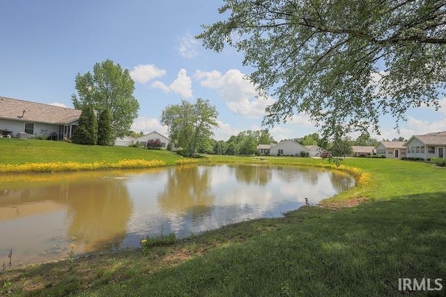 water view with nearby suburban area