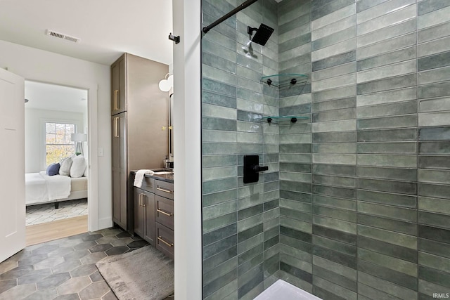 732 S Bend Ave, South Bend, IN 46617 - ensuite bathroom with a shower stall and vanity