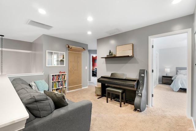 1507 Tara Bella Ln, Fort Wayne, IN 46845 - carpeted living area with recessed lighting and baseboards